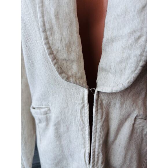 Weekend Los Angeles Linen Blazer Size S Long Sleeve Slim - Picture 3 of 8